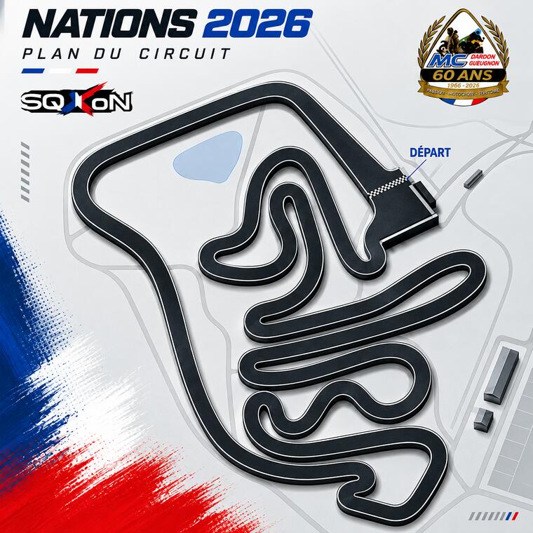 Gueugnon Sainte-Radegonde raja plaan, Nations 2026